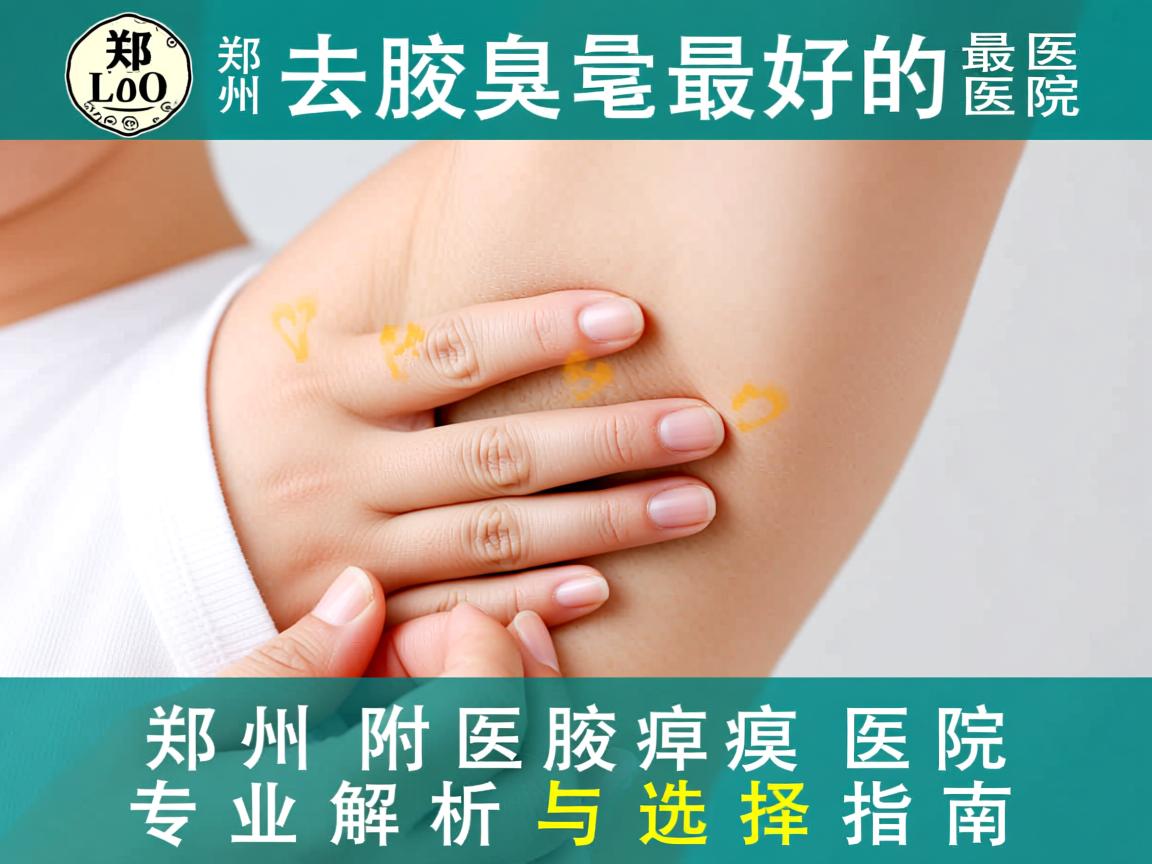 郑州去腋臭最好的医院，郑州附医腋臭医院专业解析与选择指南