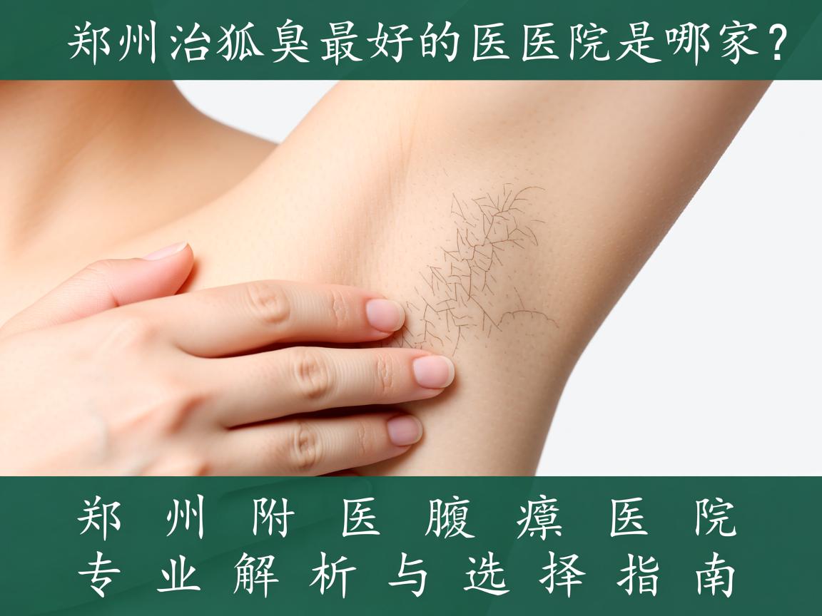 郑州治狐臭最好的医院是哪家？郑州附医腋臭医院专业解析与选择指南