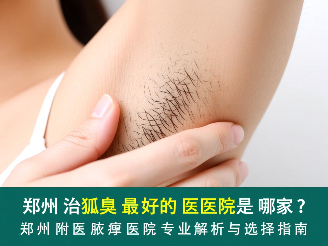 郑州治狐臭最好的医院是哪家？郑州附医腋臭医院专业解析与选择指南