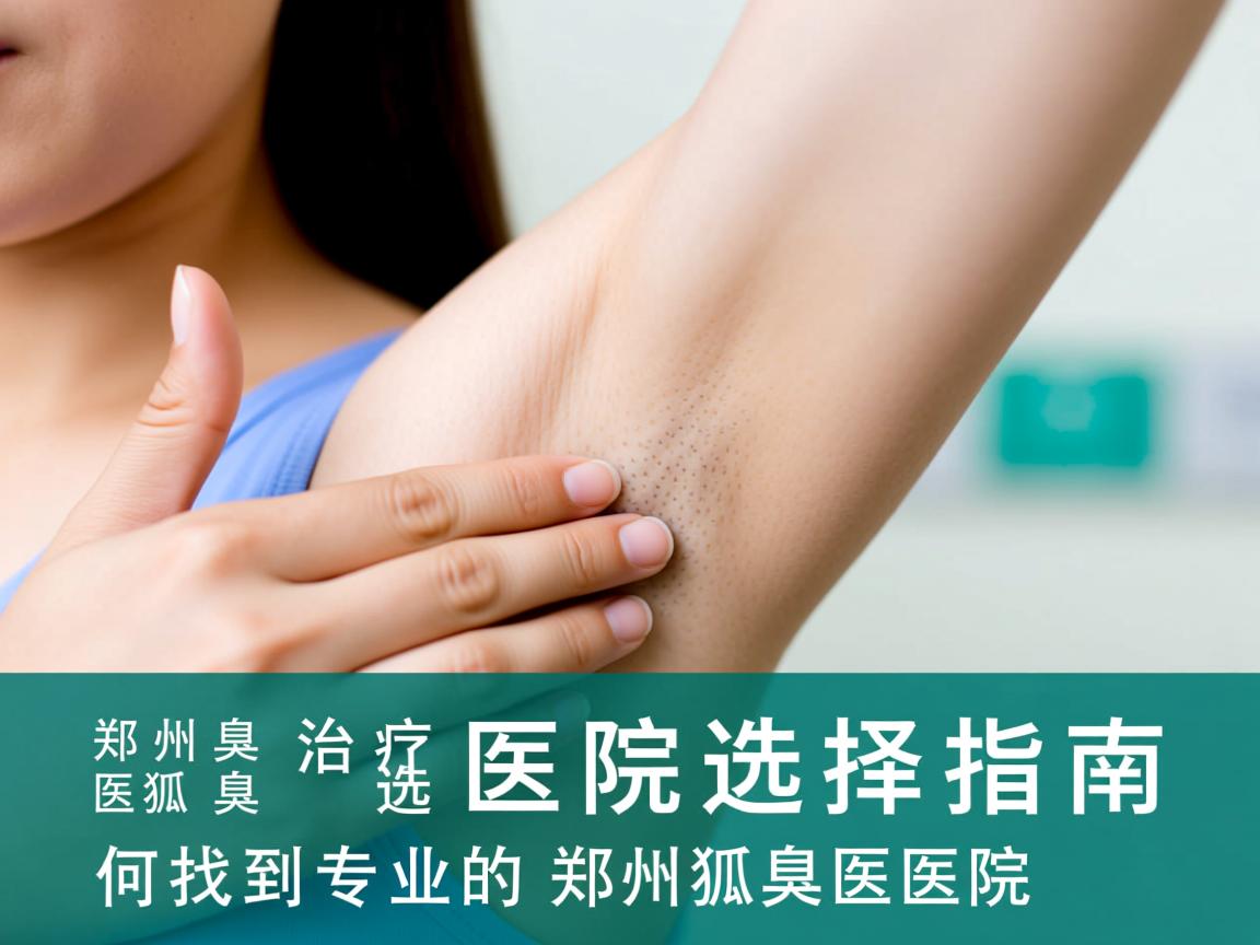 郑州狐臭治疗医院选择指南，如何找到专业的郑州狐臭医院