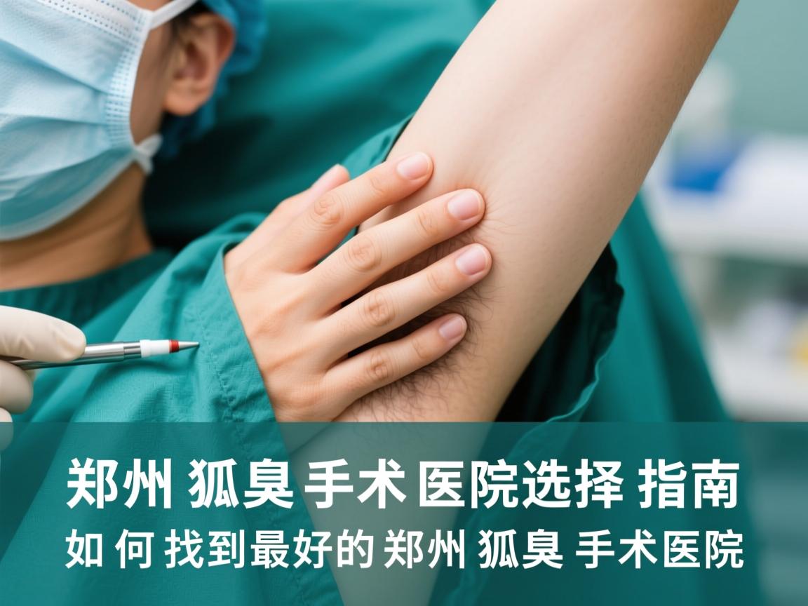 郑州狐臭手术医院选择指南，如何找到最好的郑州狐臭手术医院