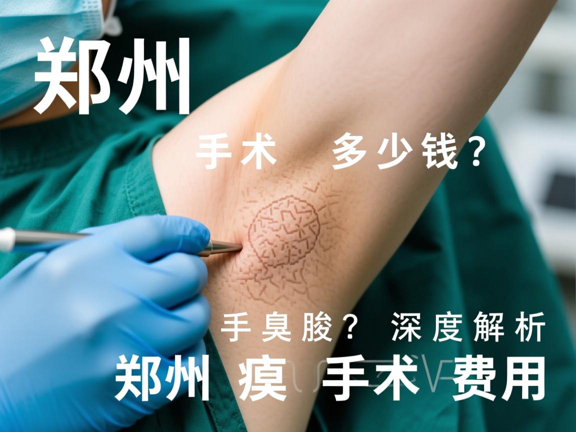 郑州腋臭手术多少钱？深度解析郑州腋臭手术费用