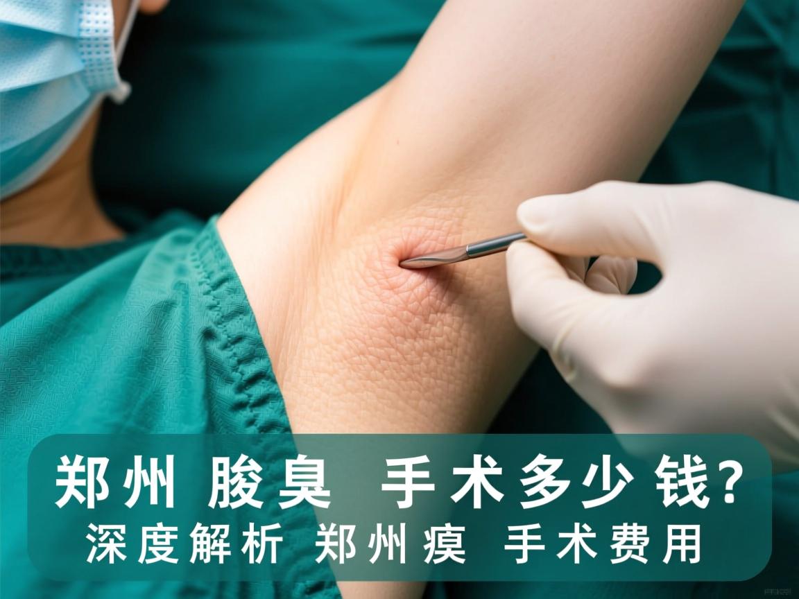郑州腋臭手术多少钱？深度解析郑州腋臭手术费用