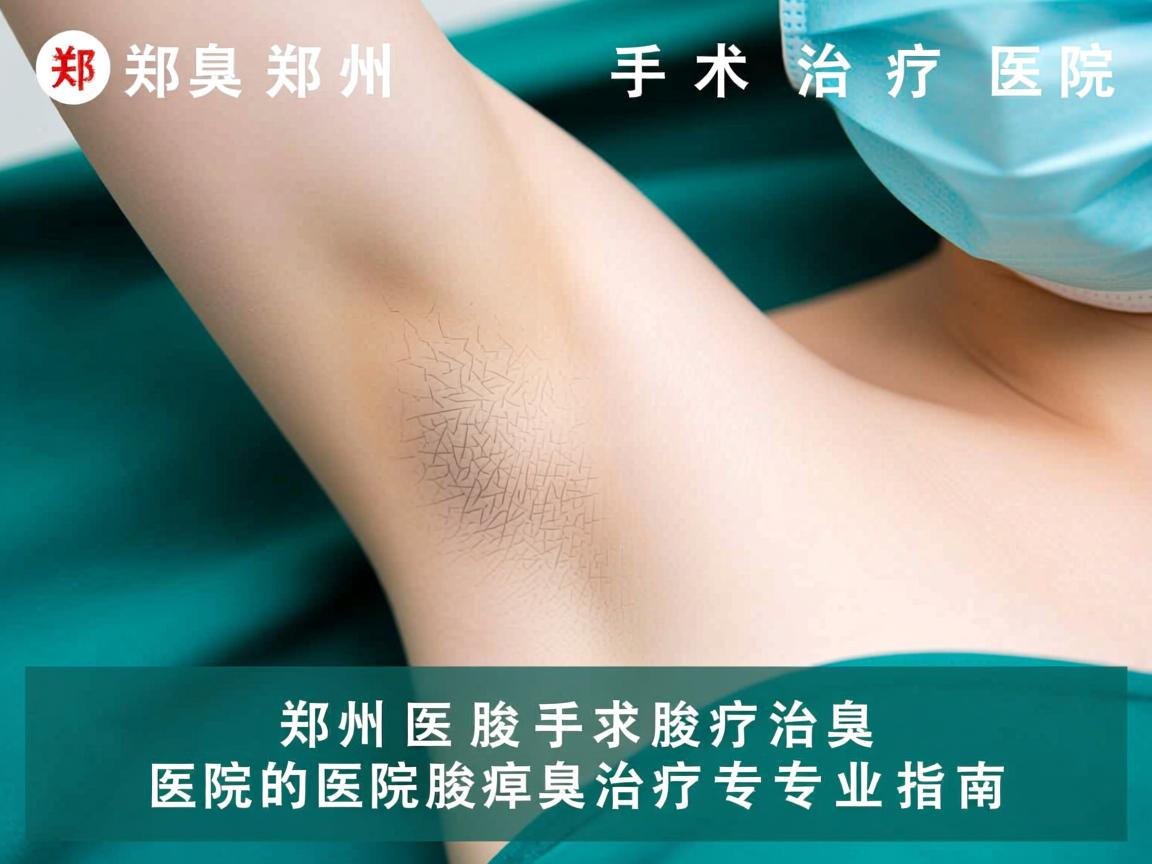 郑州腋臭手术治疗医院，郑州附医腋臭医院的腋臭治疗专业指南