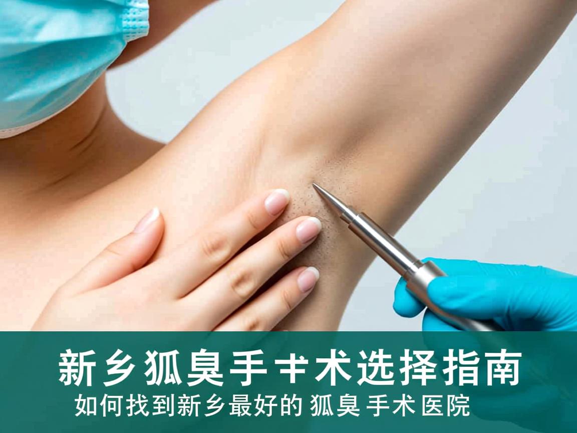 新乡狐臭手术选择指南，如何找到新乡最好的狐臭手术医院