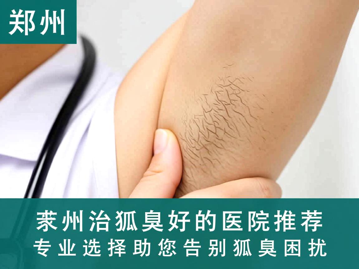郑州治狐臭好的医院推荐，专业选择助您告别狐臭困扰