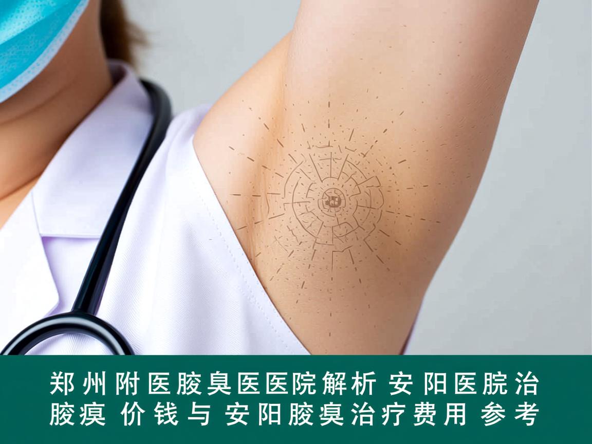 郑州附医腋臭医院解析，安阳医院治腋臭价钱与安阳腋臭治疗费用参考