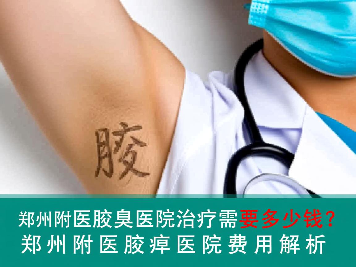 郑州附医腋臭医院治疗需要多少钱？郑州附医腋臭医院费用解析