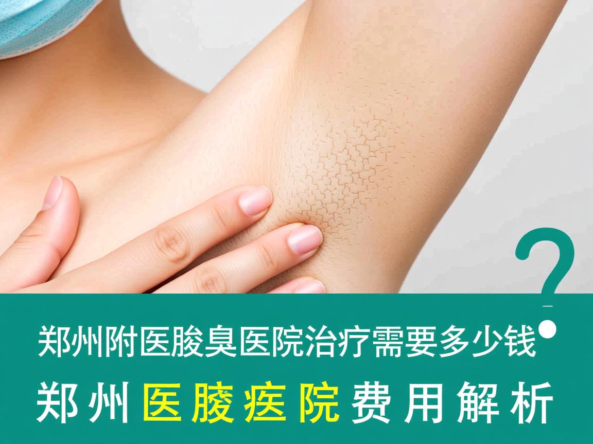 郑州附医腋臭医院治疗需要多少钱？郑州附医腋臭医院费用解析