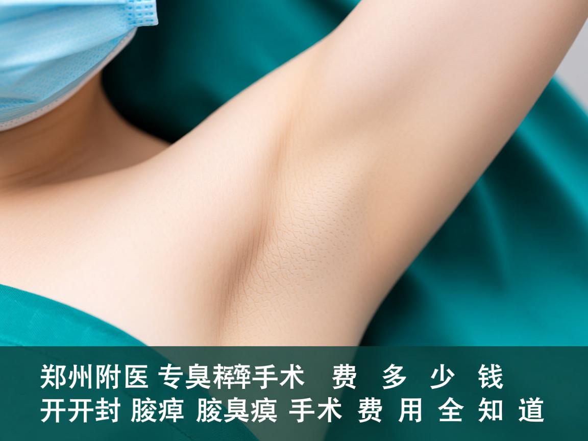 郑州附医腋臭专科解析，开封腋臭手术费多少钱，腋臭手术费用全知道