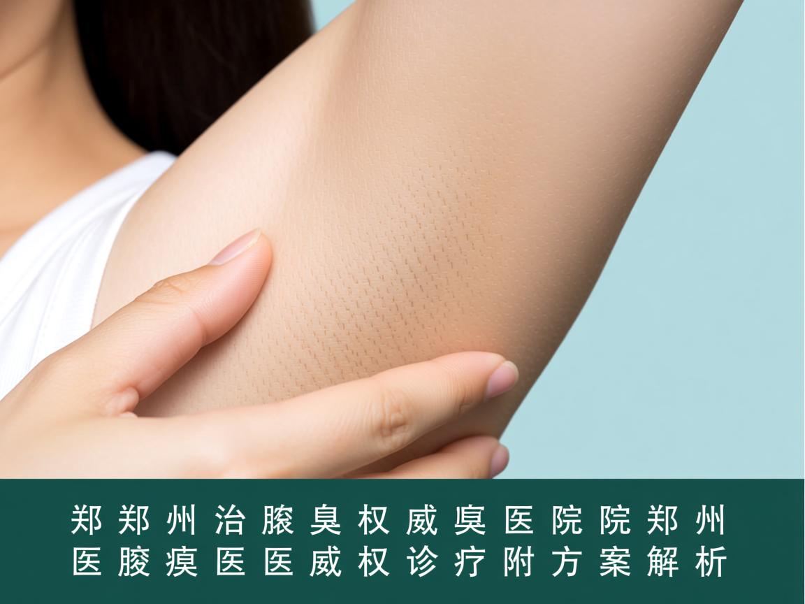 郑州治腋臭权威医院，郑州附医腋臭医院的权威诊疗方案解析