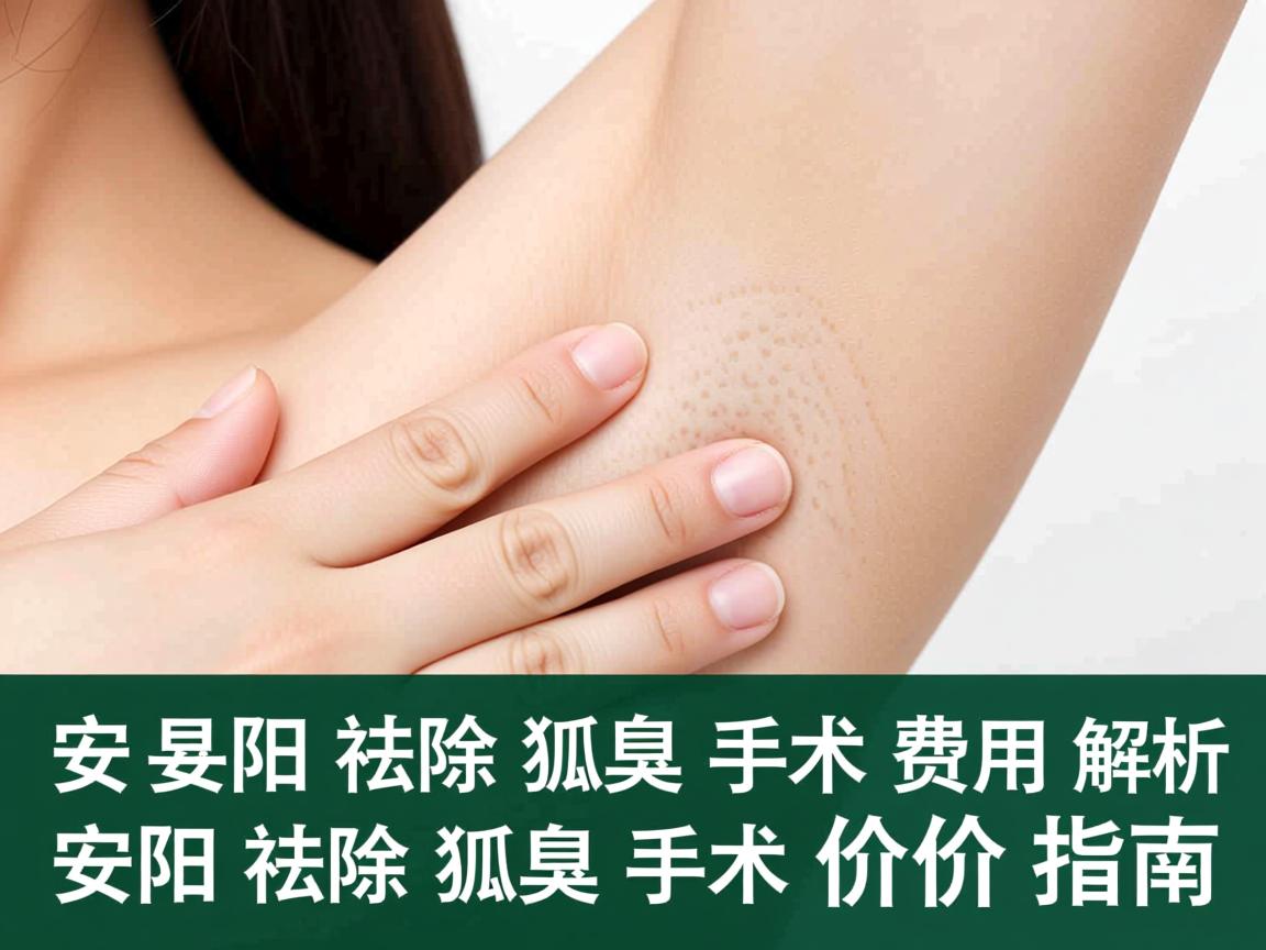 安阳祛除狐臭手术费用解析，安阳祛除狐臭手术价格指南