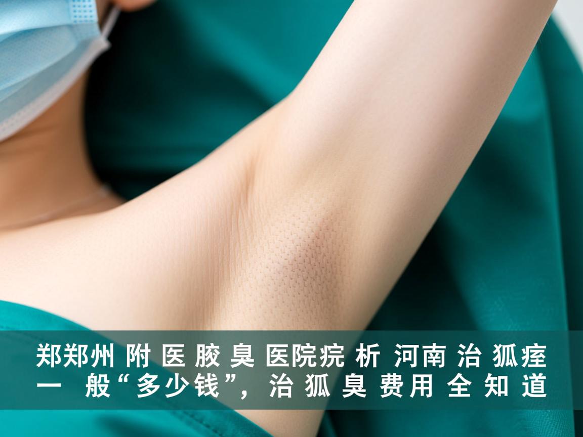郑州附医腋臭医院解析，河南治狐臭一般多少钱，治狐臭费用全知道