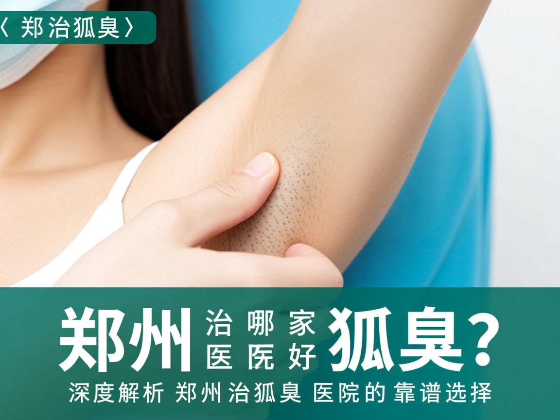 郑州治狐臭哪家医院好？深度解析郑州治狐臭医院的靠谱选择