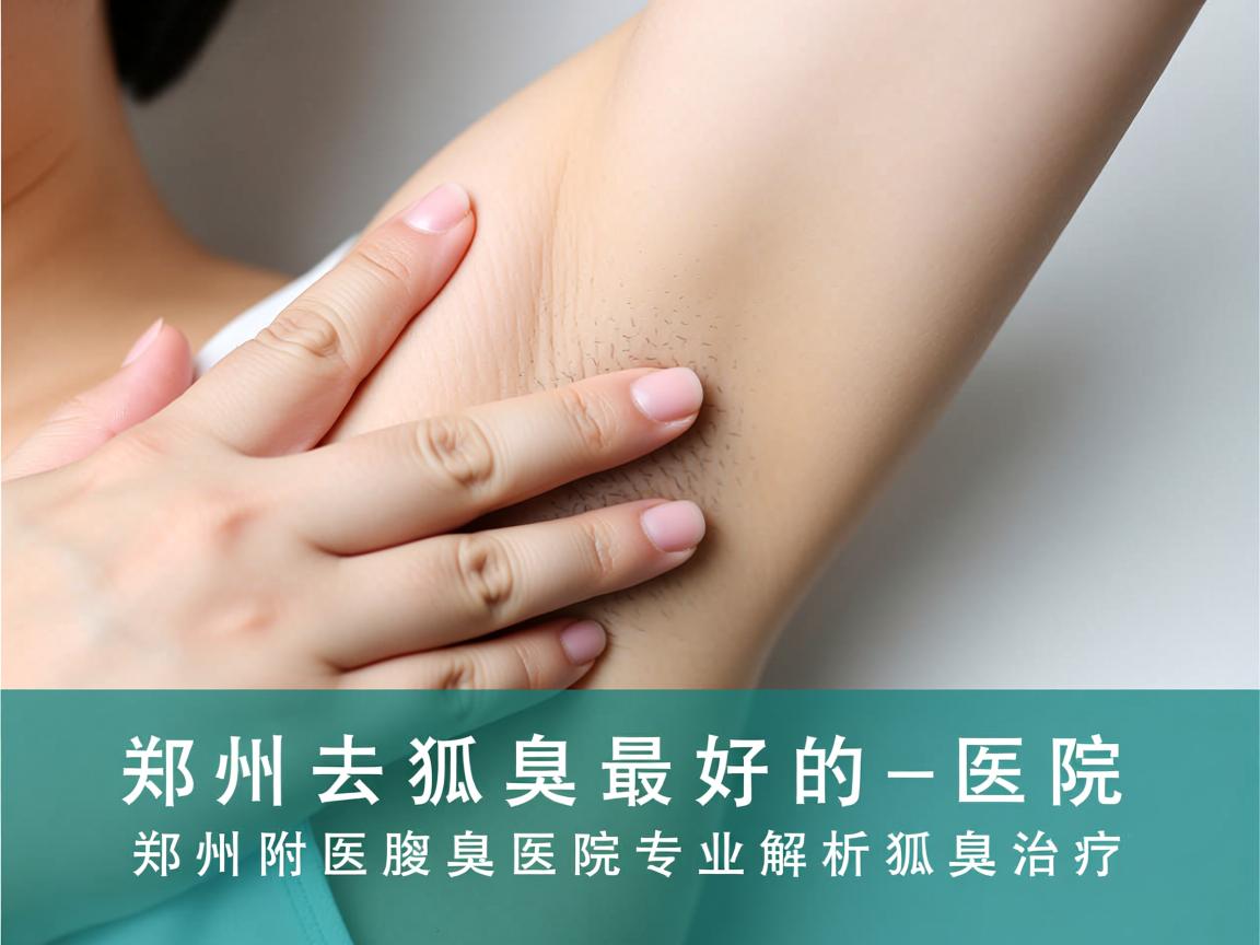 郑州去狐臭最好的医院，郑州附医腋臭医院专业解析狐臭治疗
