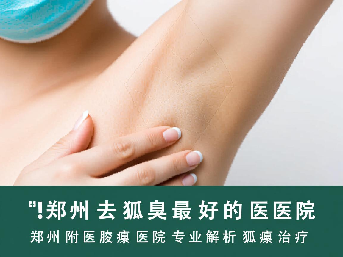 郑州去狐臭最好的医院，郑州附医腋臭医院专业解析狐臭治疗