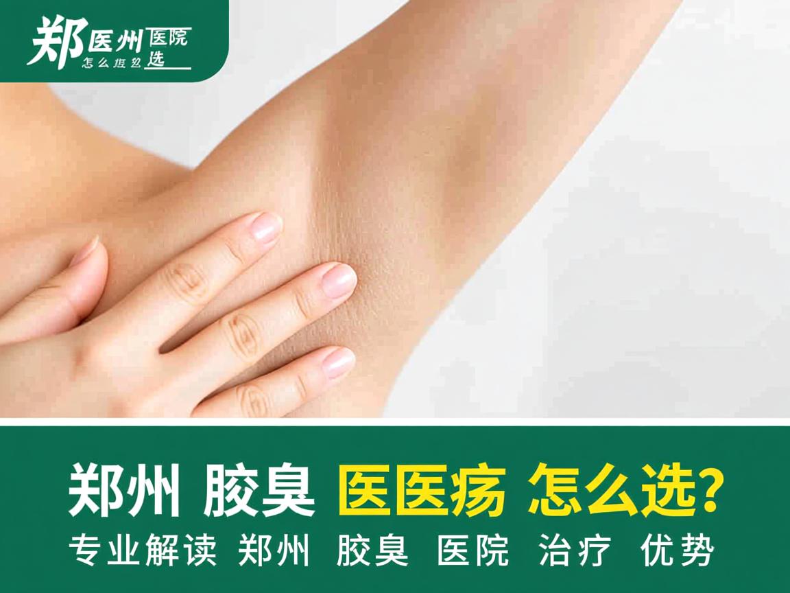 郑州腋臭医院怎么选？专业解读郑州腋臭医院治疗优势