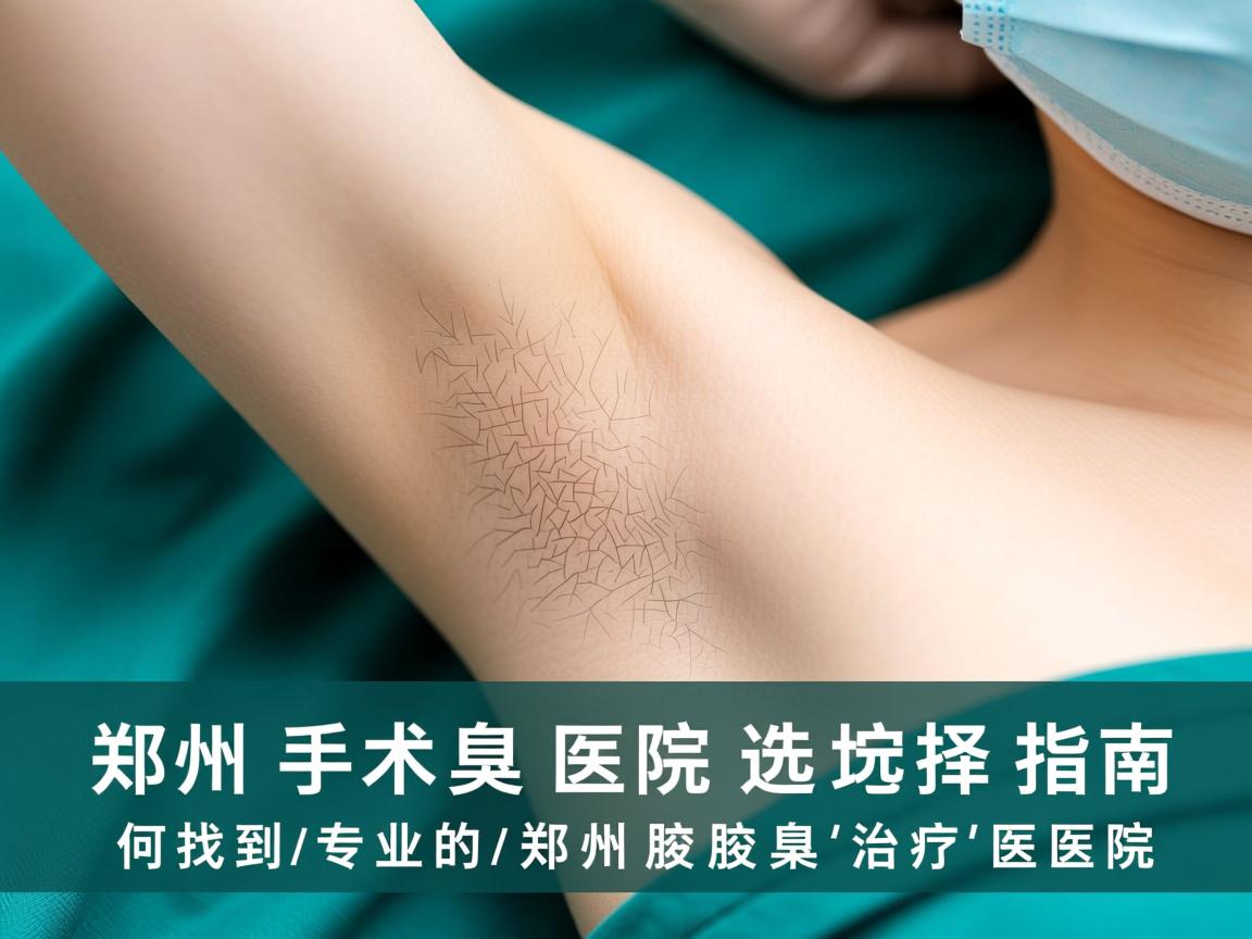 郑州腋臭手术医院选择指南，如何找到专业的郑州腋臭治疗医院