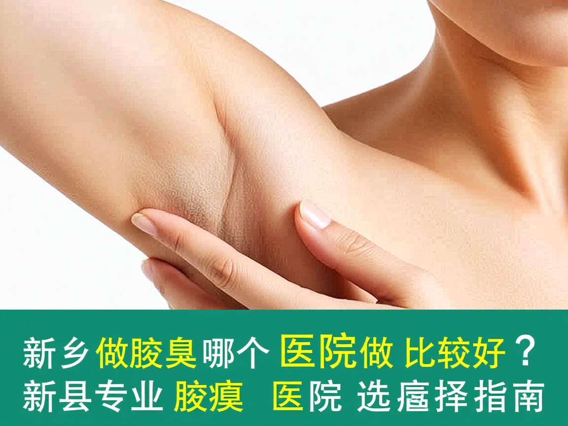 新乡做腋臭哪个医院做比较好？新乡专业腋臭医院选择指南