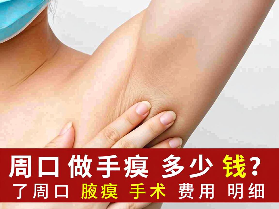 周口做腋臭手术多少钱？了解周口腋臭手术费用明细