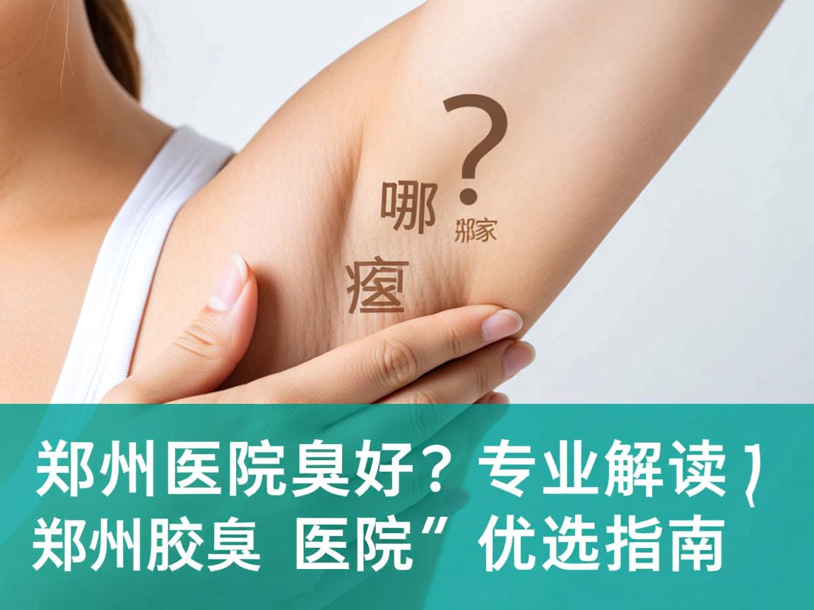 郑州腋臭医院哪家好？专业解读郑州腋臭医院的优选指南