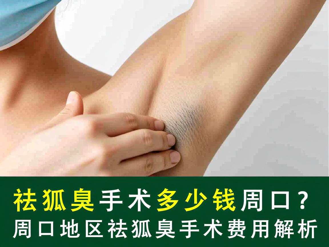 祛狐臭手术多少钱周口？周口地区祛狐臭手术费用解析