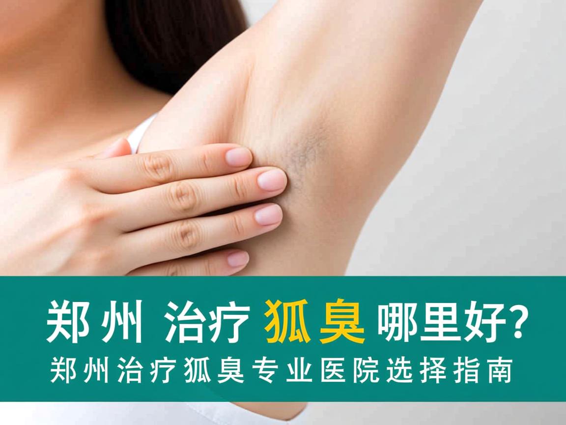 郑州治疗狐臭哪里好？郑州治疗狐臭专业医院选择指南
