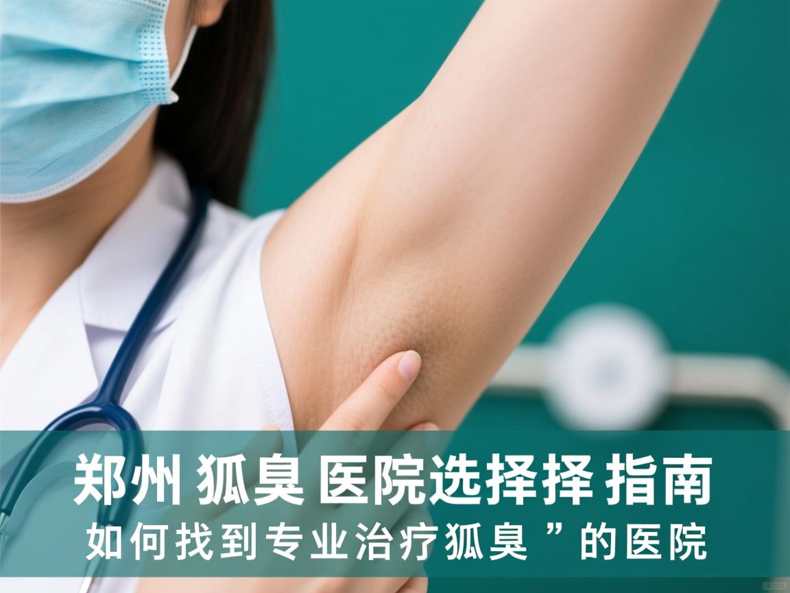 郑州狐臭医院选择指南，如何找到专业治疗狐臭的医院