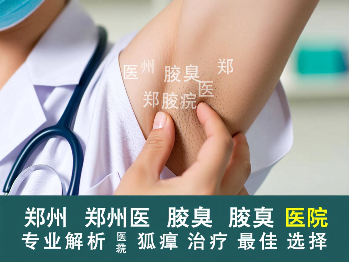 郑州附医腋臭医院，郑州附医腋臭医院专业解析狐臭治疗最佳选择