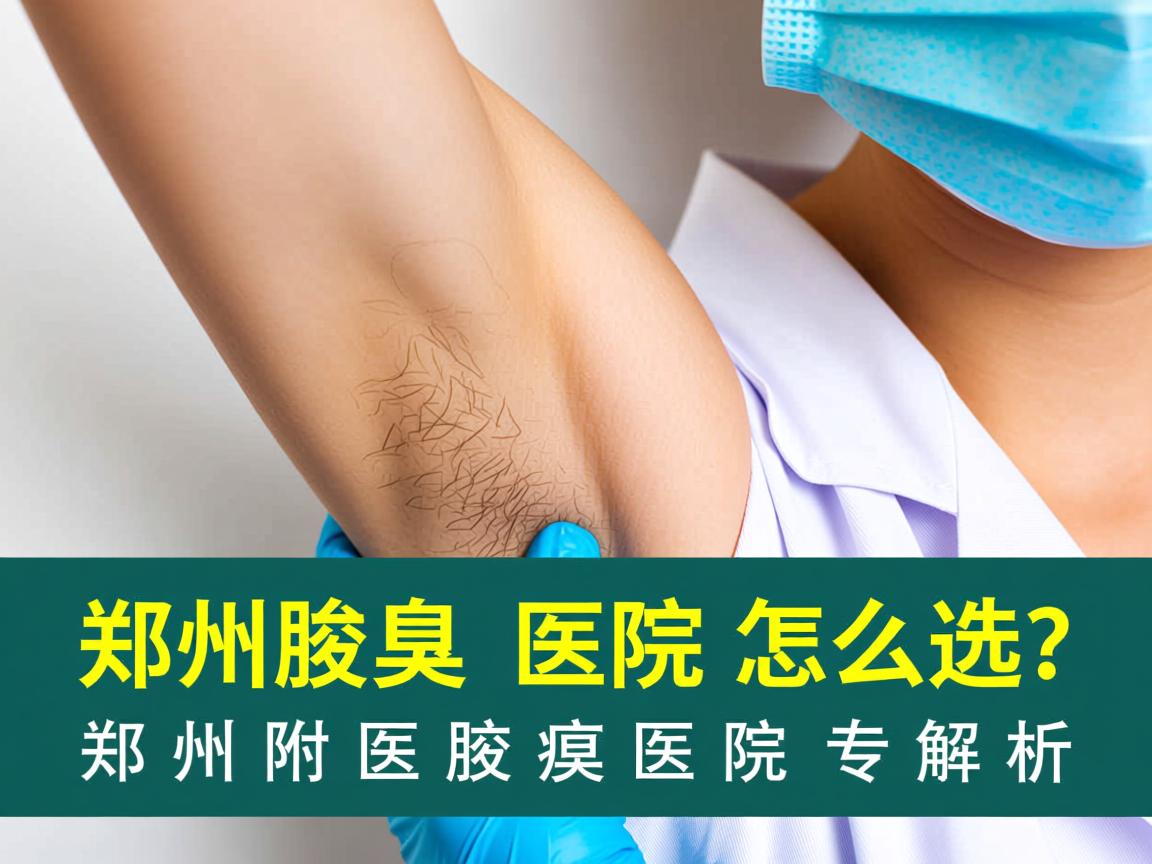 郑州腋臭医院怎么选？郑州附医腋臭医院专业解析