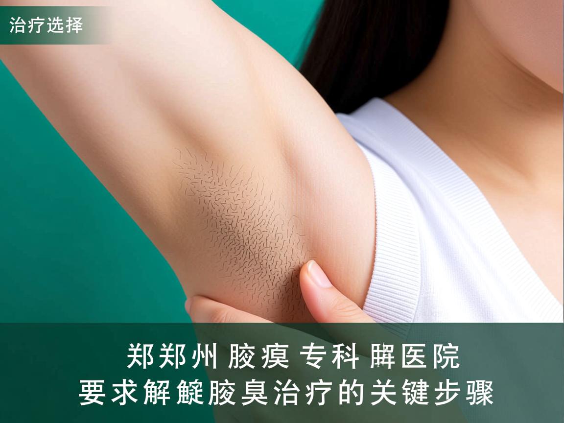 腋臭治疗选择，郑州腋臭专科医院解析腋臭治疗的关键步骤
