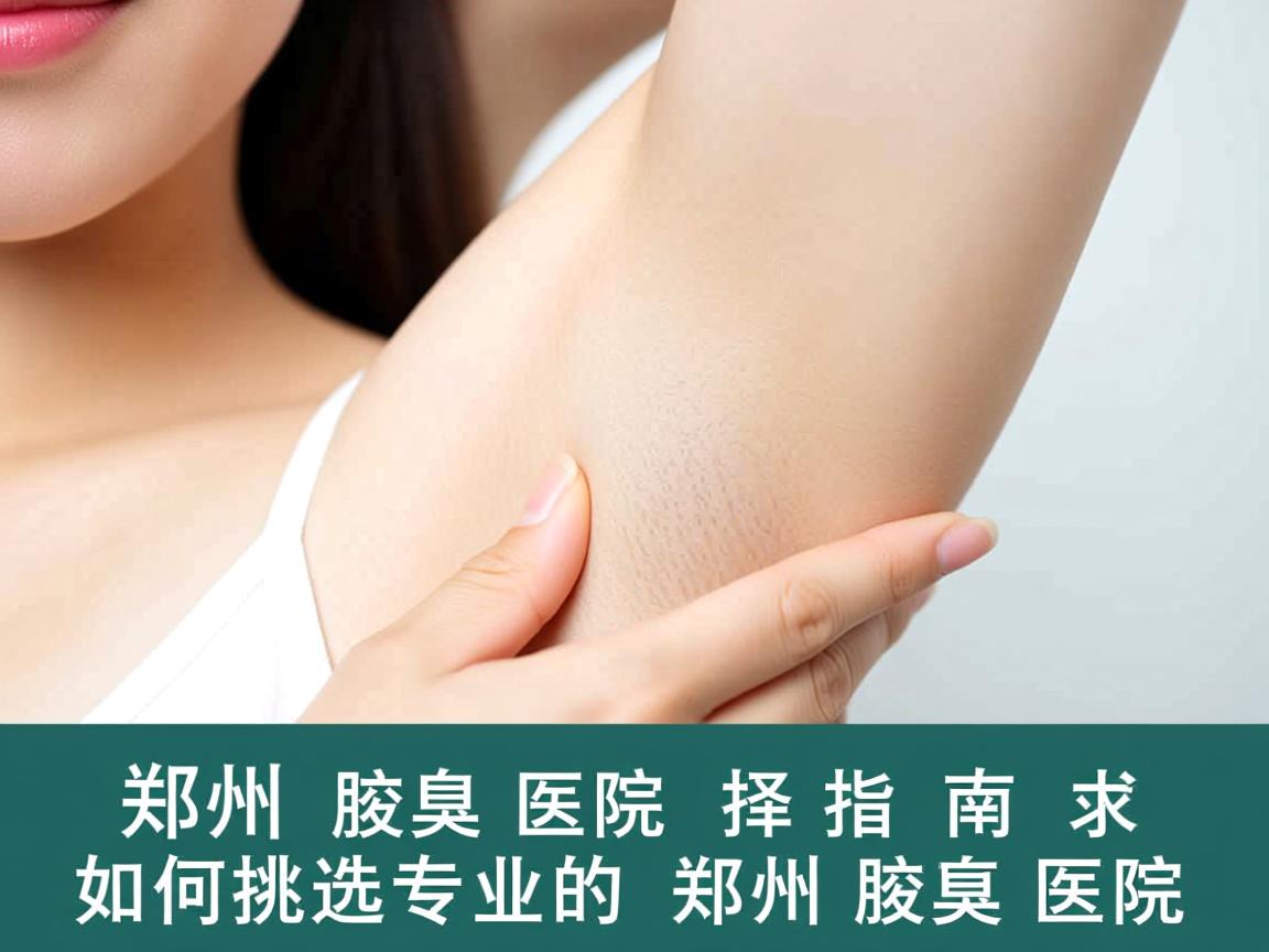 郑州腋臭医院选择指南，如何挑选专业的郑州腋臭医院
