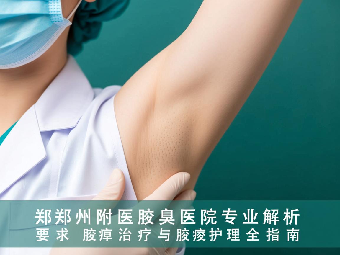 郑州附医腋臭医院专业解析，腋臭治疗与腋臭护理全指南