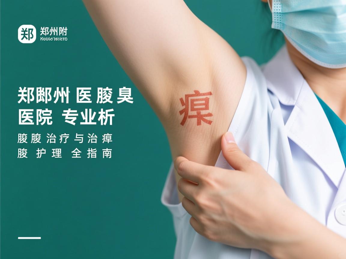 郑州附医腋臭医院专业解析，腋臭治疗与腋臭护理全指南