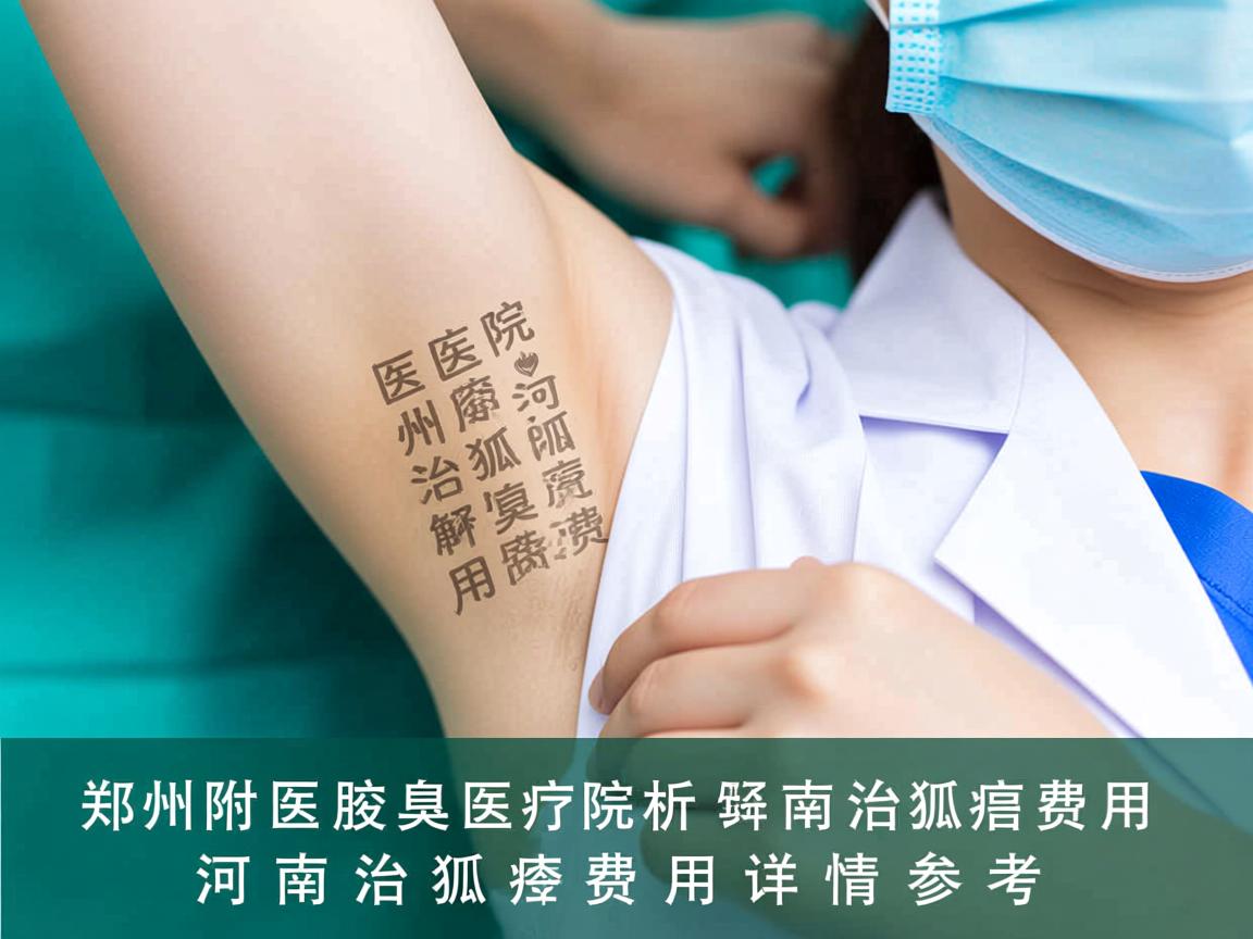 郑州附医腋臭医院解析，河南治狐臭费用，河南治狐臭费用详情参考