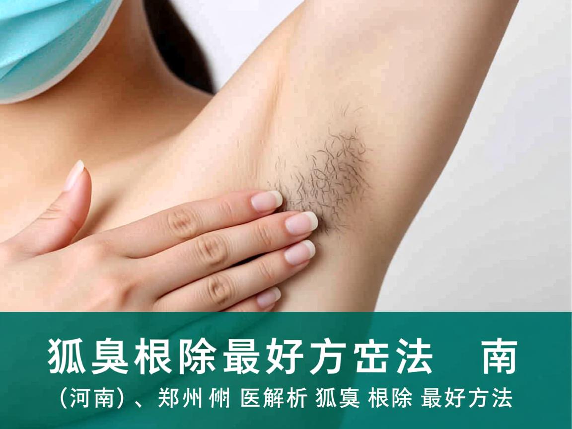 狐臭根除最好方法河南，郑州附医解析狐臭根除最好方法