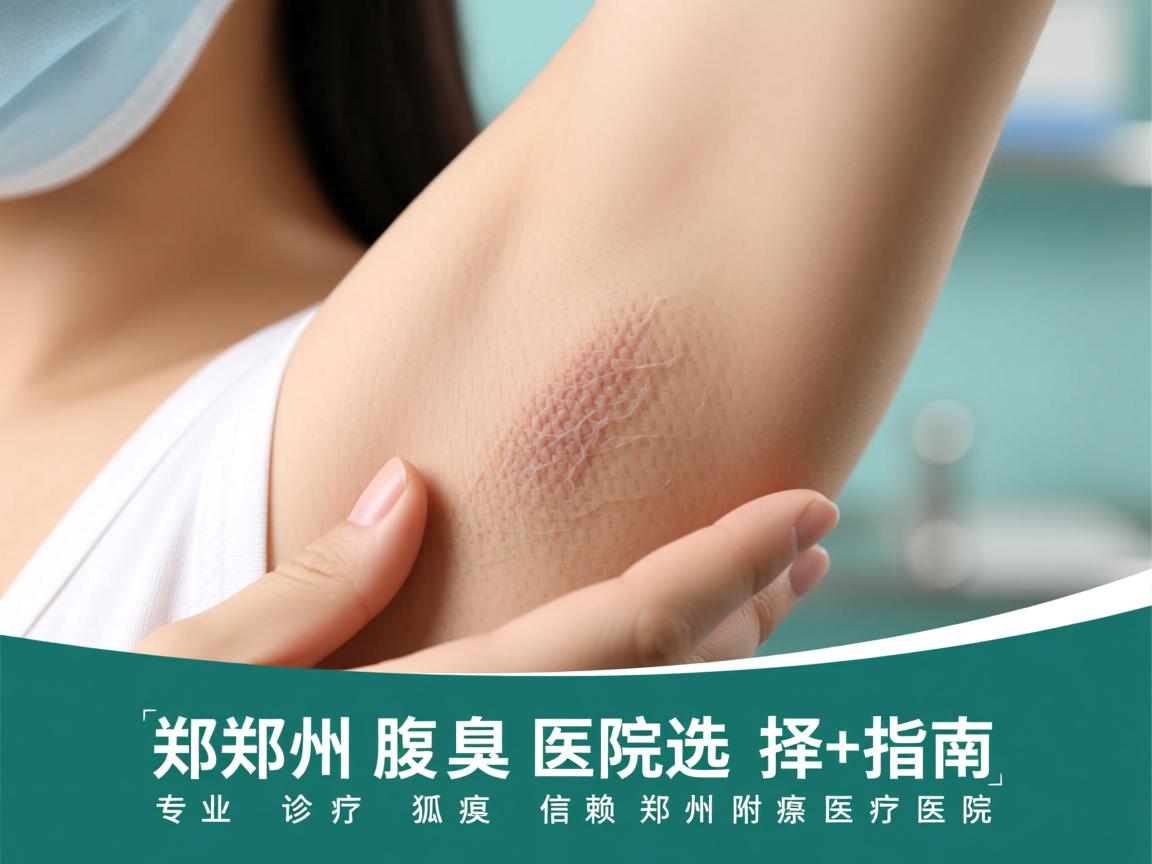 郑州腋臭医院选择指南，专业诊疗狐臭，信赖郑州附医腋臭医院