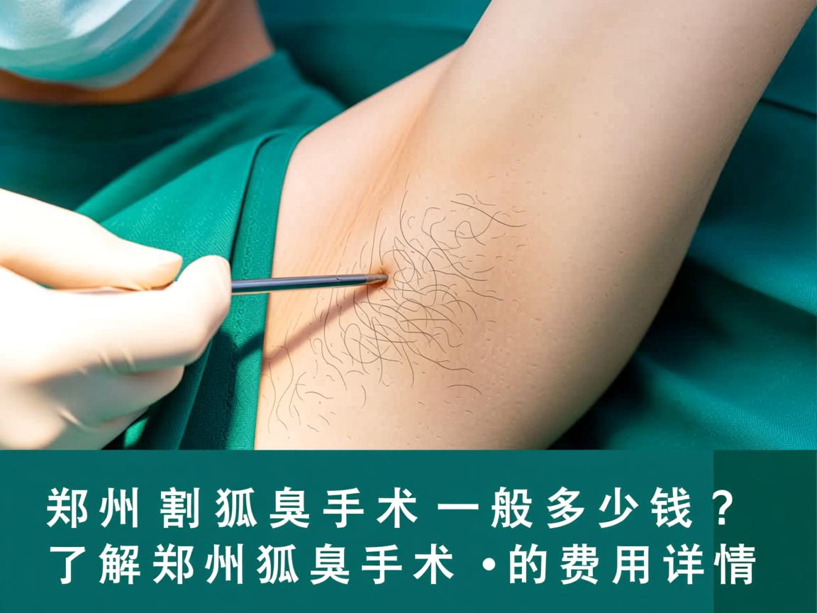 郑州割狐臭手术一般多少钱？了解郑州狐臭手术的费用详情