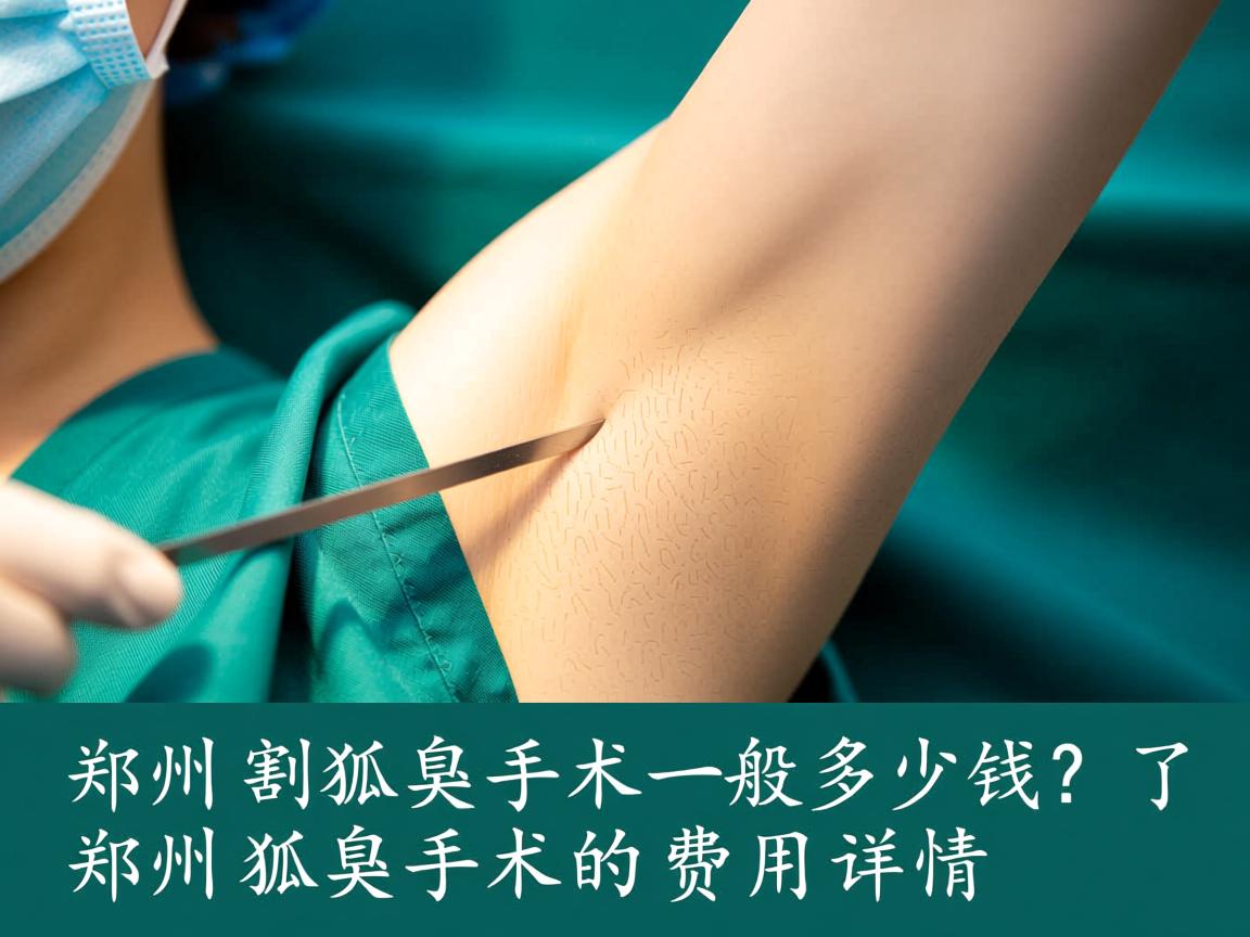郑州割狐臭手术一般多少钱？了解郑州狐臭手术的费用详情