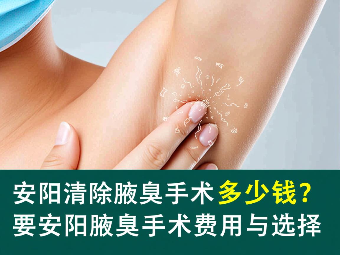 安阳清除腋臭手术多少钱?解析安阳腋臭手术费用与选择 安阳清除腋臭手术多少钱?解析安阳腋臭手术费用与选择