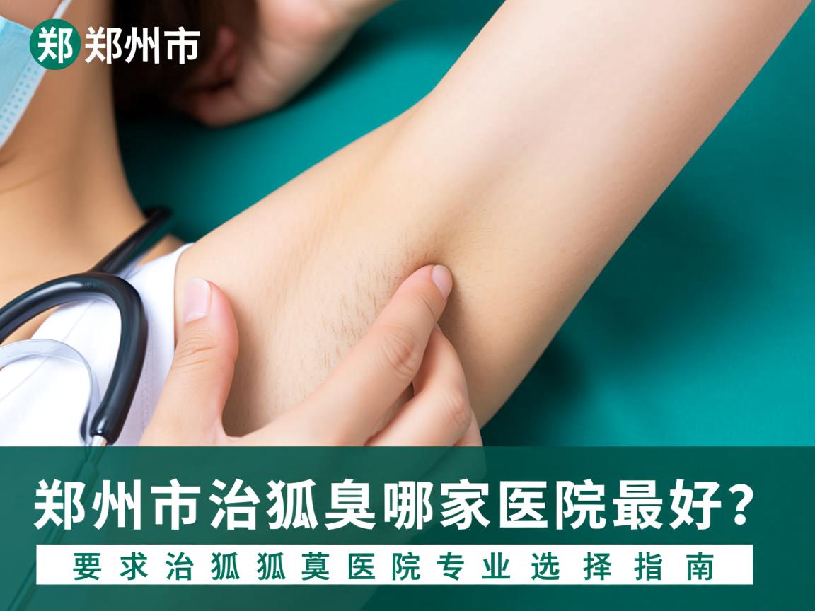 郑州市治狐臭哪家医院最好？郑州治狐狐臭医院专业选择指南