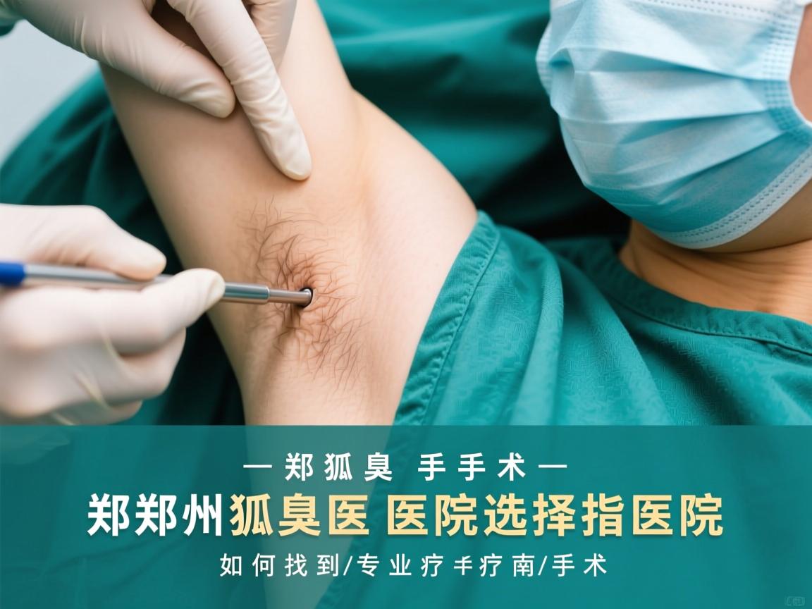 郑州狐臭手术医院选择指南，如何找到专业的郑州狐臭手术医院
