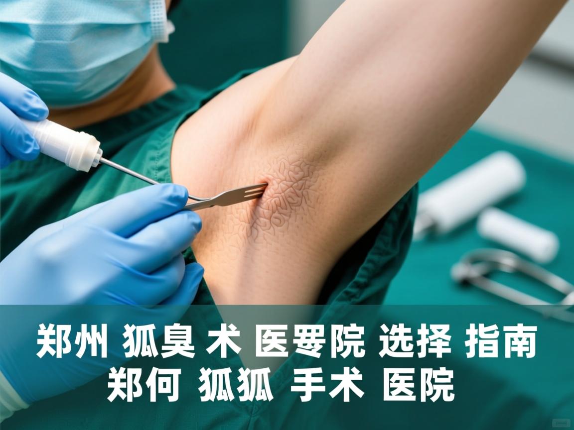 郑州狐臭手术医院选择指南，如何找到专业的郑州狐臭手术医院