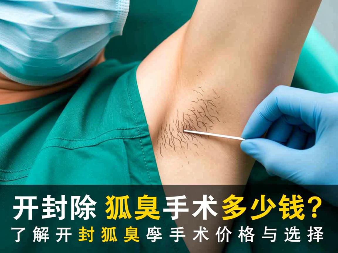 开封除狐臭手术多少钱?了解开封狐臭手术价格与选择 开封除狐臭手术多少钱?了解开封狐臭手术价格与选择