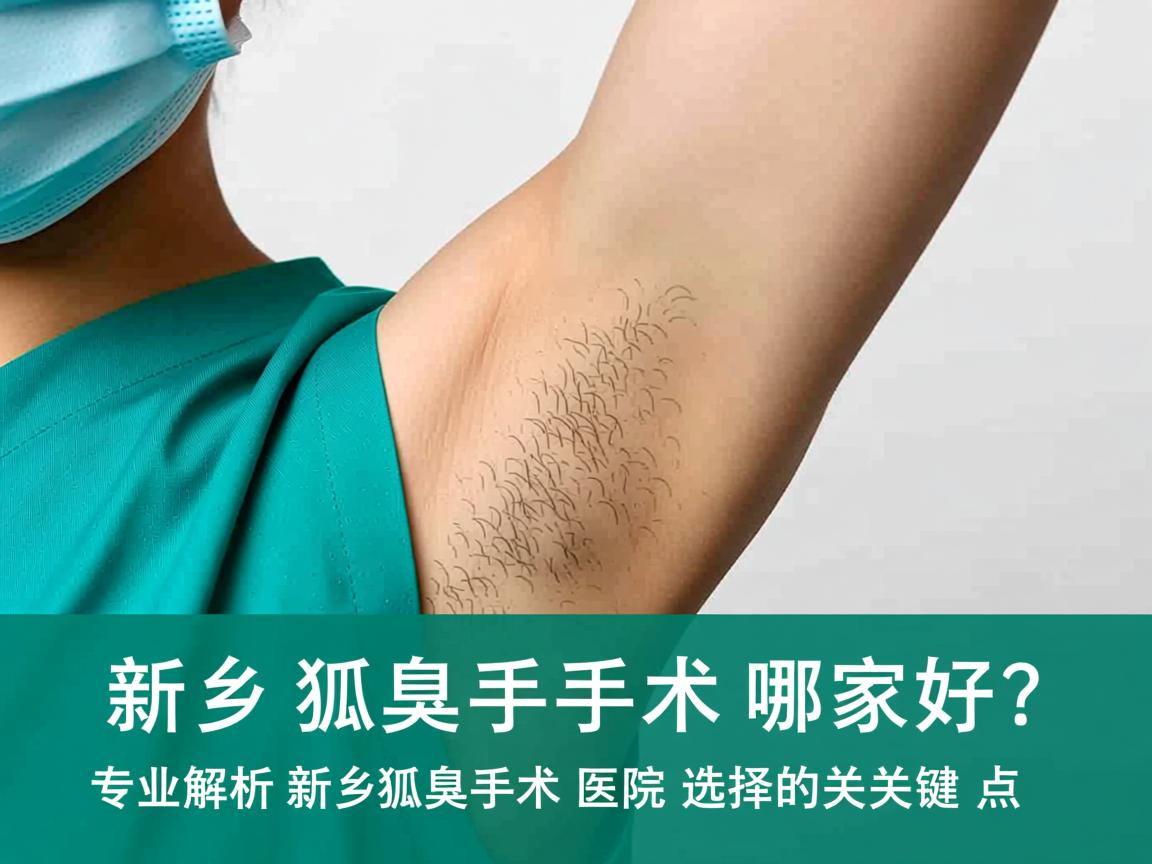 新乡狐臭手术哪家好？专业解析新乡狐臭手术医院选择的关键点