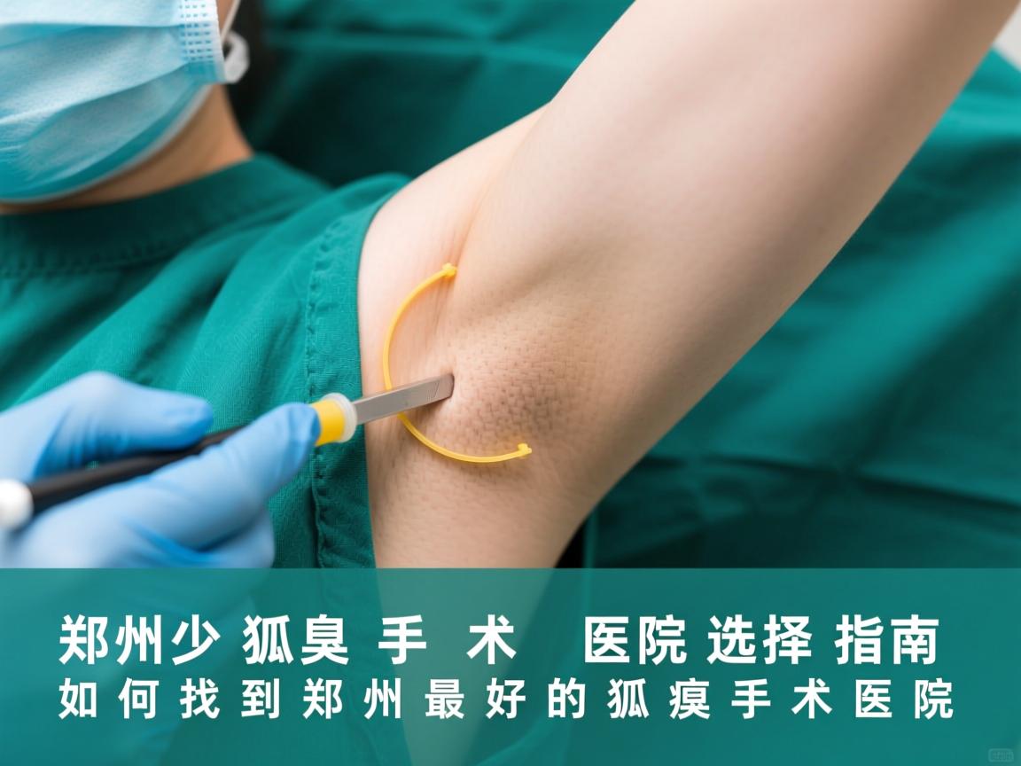 郑州狐臭手术医院选择指南，如何找到郑州最好的狐臭手术医院