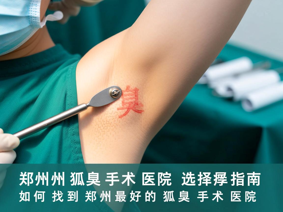 郑州狐臭手术医院选择指南，如何找到郑州最好的狐臭手术医院