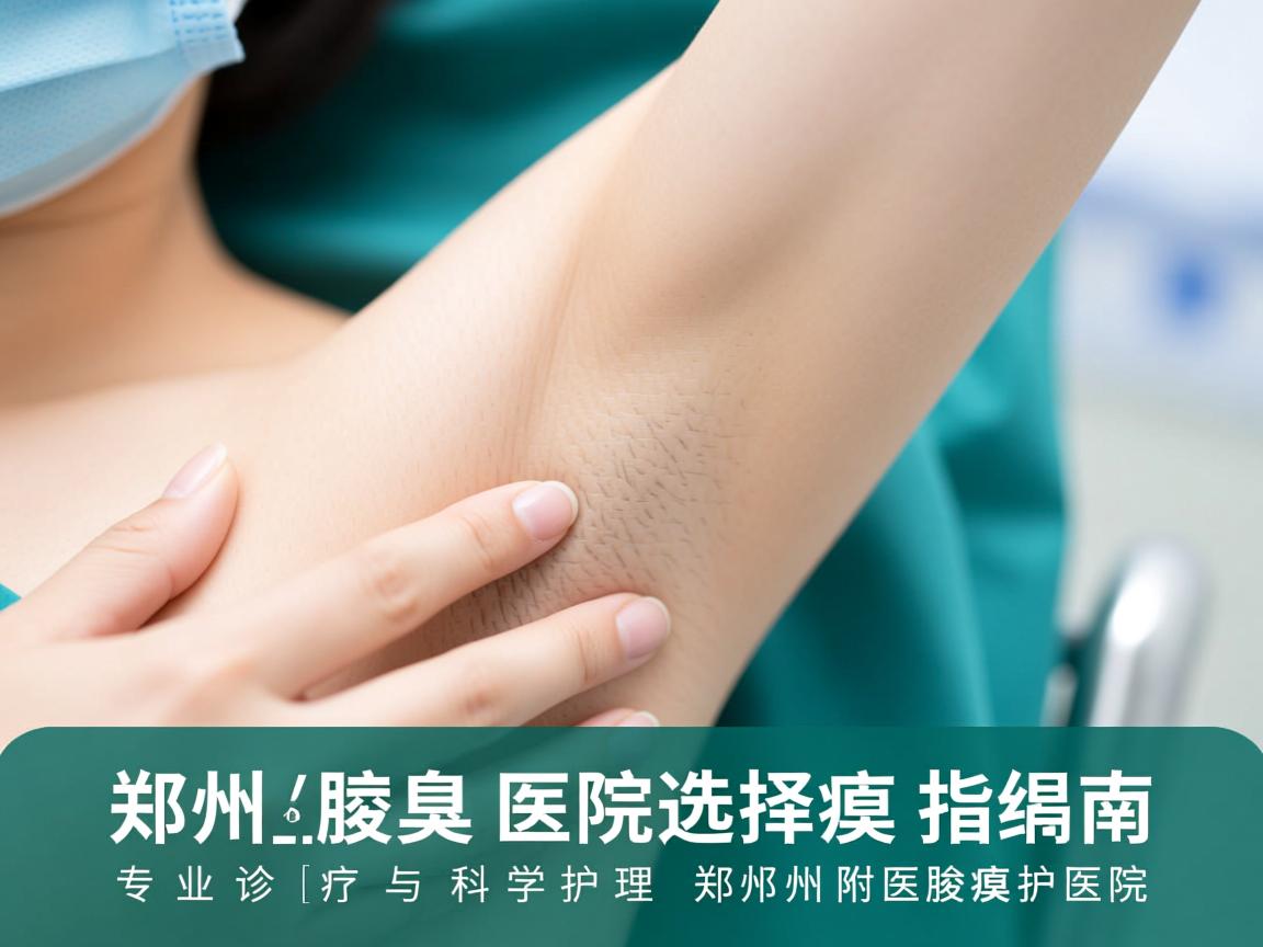 郑州腋臭医院选择指南，专业诊疗与科学护理的郑州附医腋臭医院