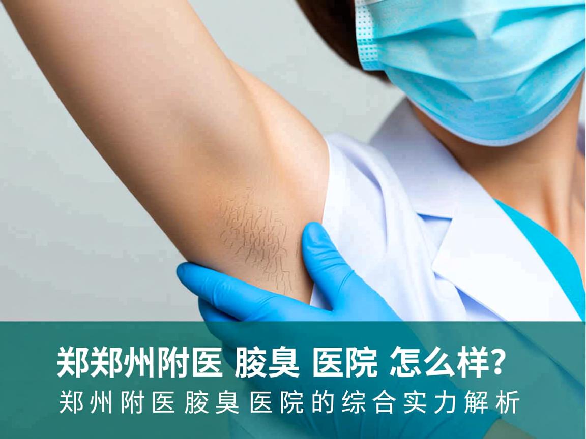 郑州附医腋臭医院怎么样？郑州附医腋臭医院的综合实力解析