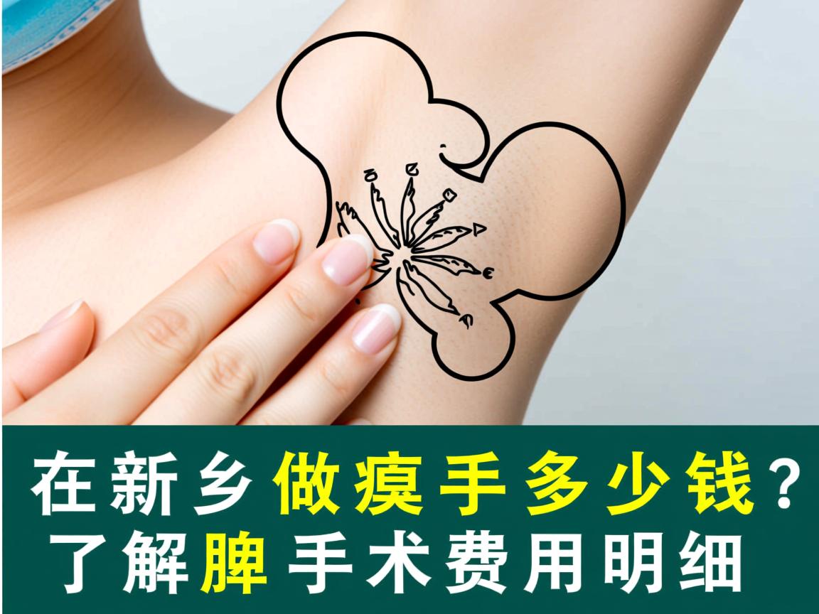 在新乡做腋臭手术多少钱？了解腋臭手术费用明细